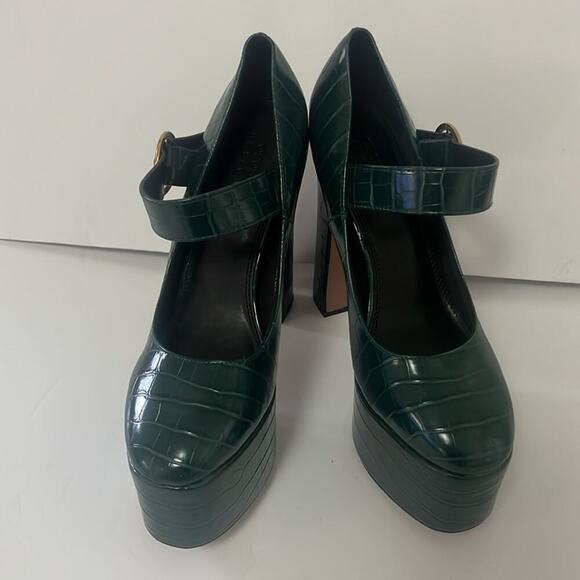 ASOS DESIGN PREPPY MARYJANE PLATFORM HIGH HERL SHORS SIZE US 8,UK 7, EU 40 - Picture 1 of 7